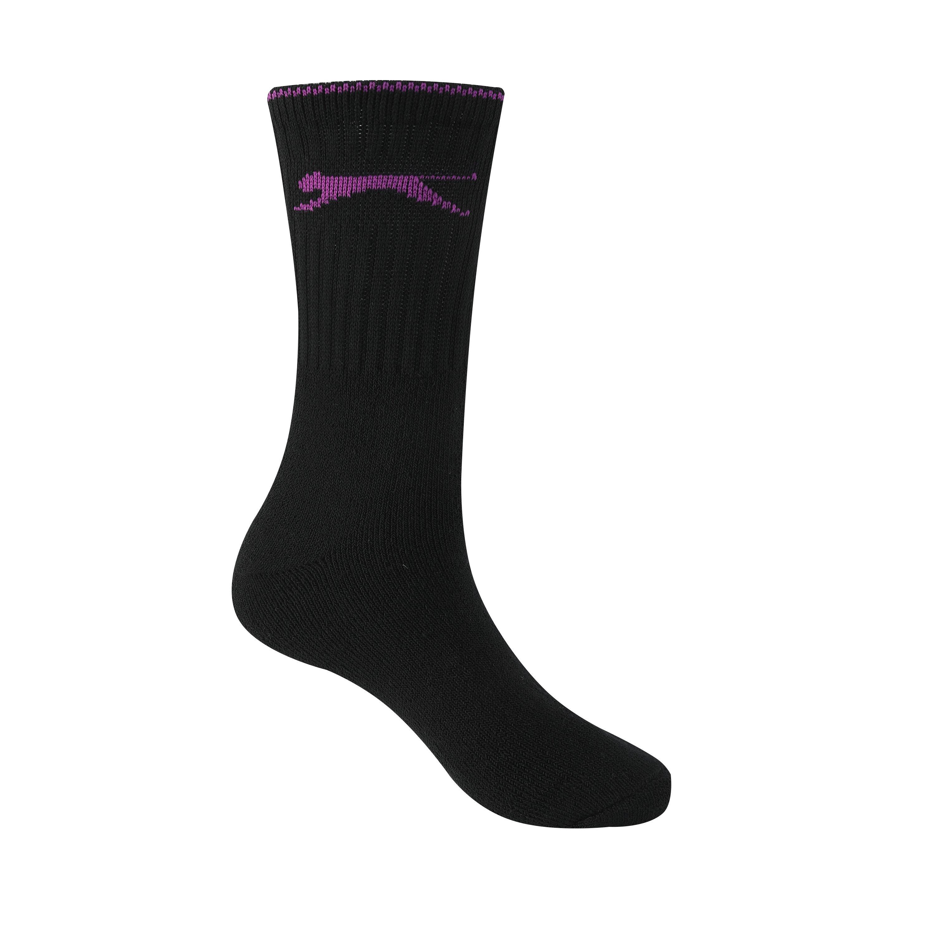 Slazenger 5 Pack Crew Socks Ladies