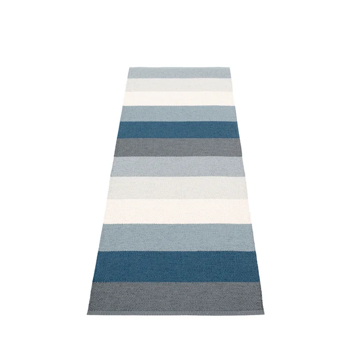 Pappelina - Molly Teppich, 70 x 200 cm, ocean grey