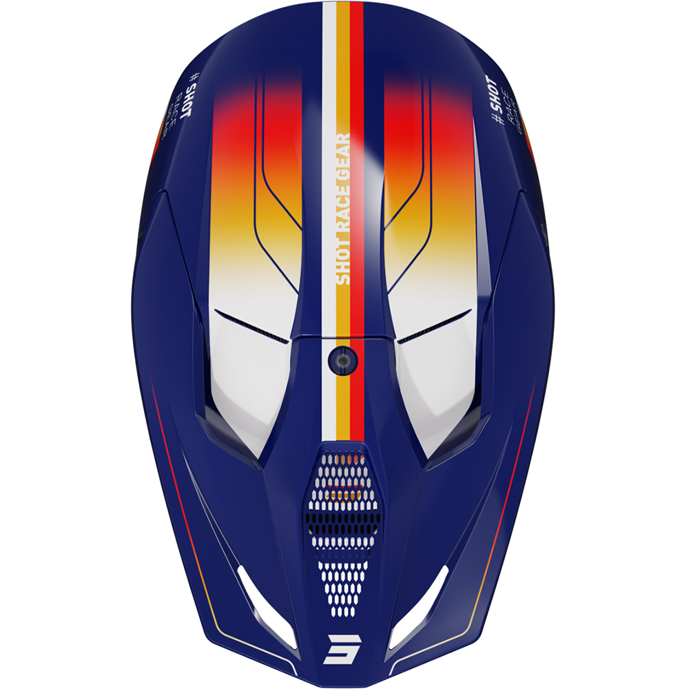 Shot - Casque Furious Aim Bleu / Blanc / Orange / Jaune / Brillant