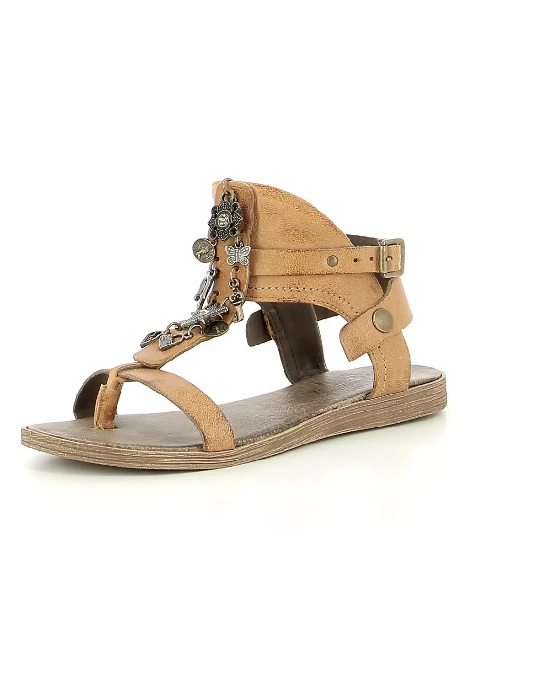 18 + DILCATY 6543 CAMEL - Sandales & nu-pieds Camel