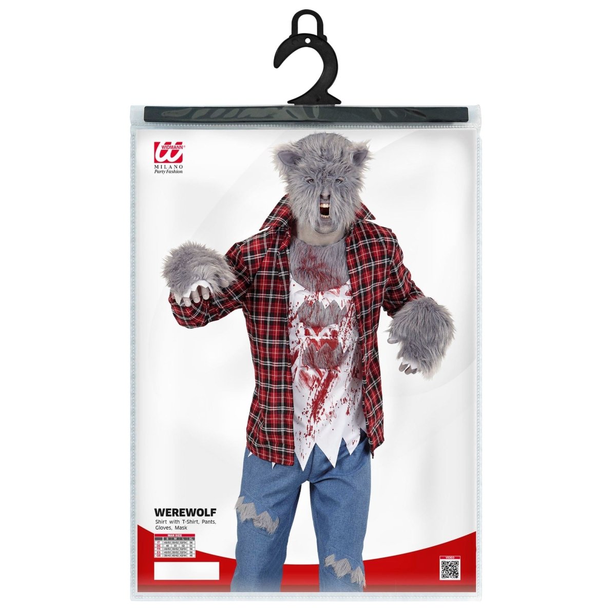 Halloween Kostuum Heren Weerwolf 5 delig