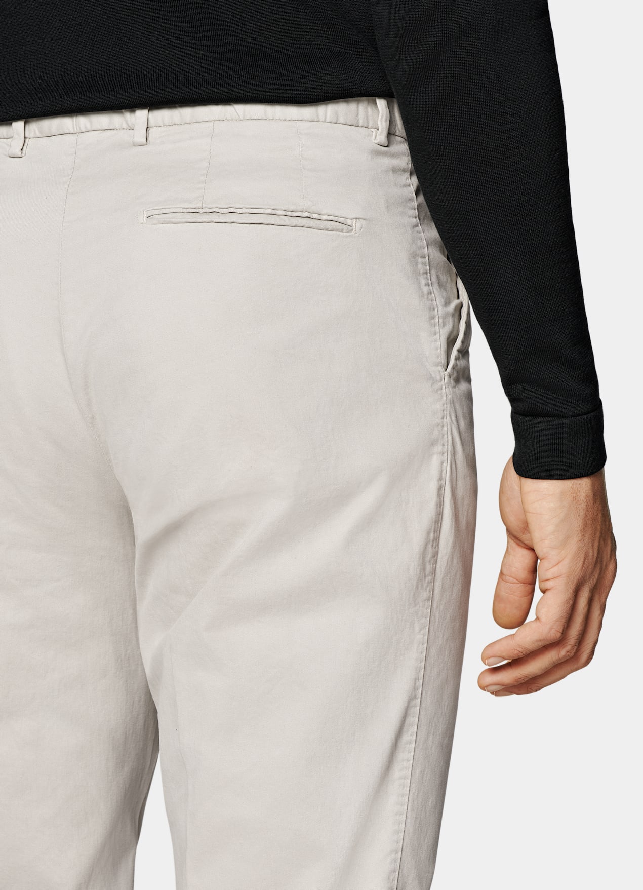 Chino Slim Leg Straight marron clair
