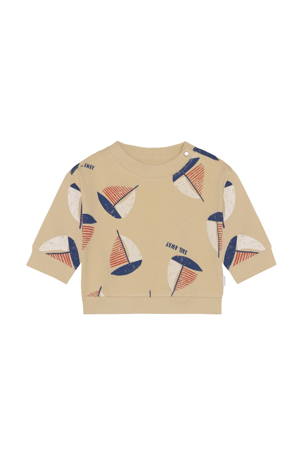 Noppies Baby Sweater all over print - Egret