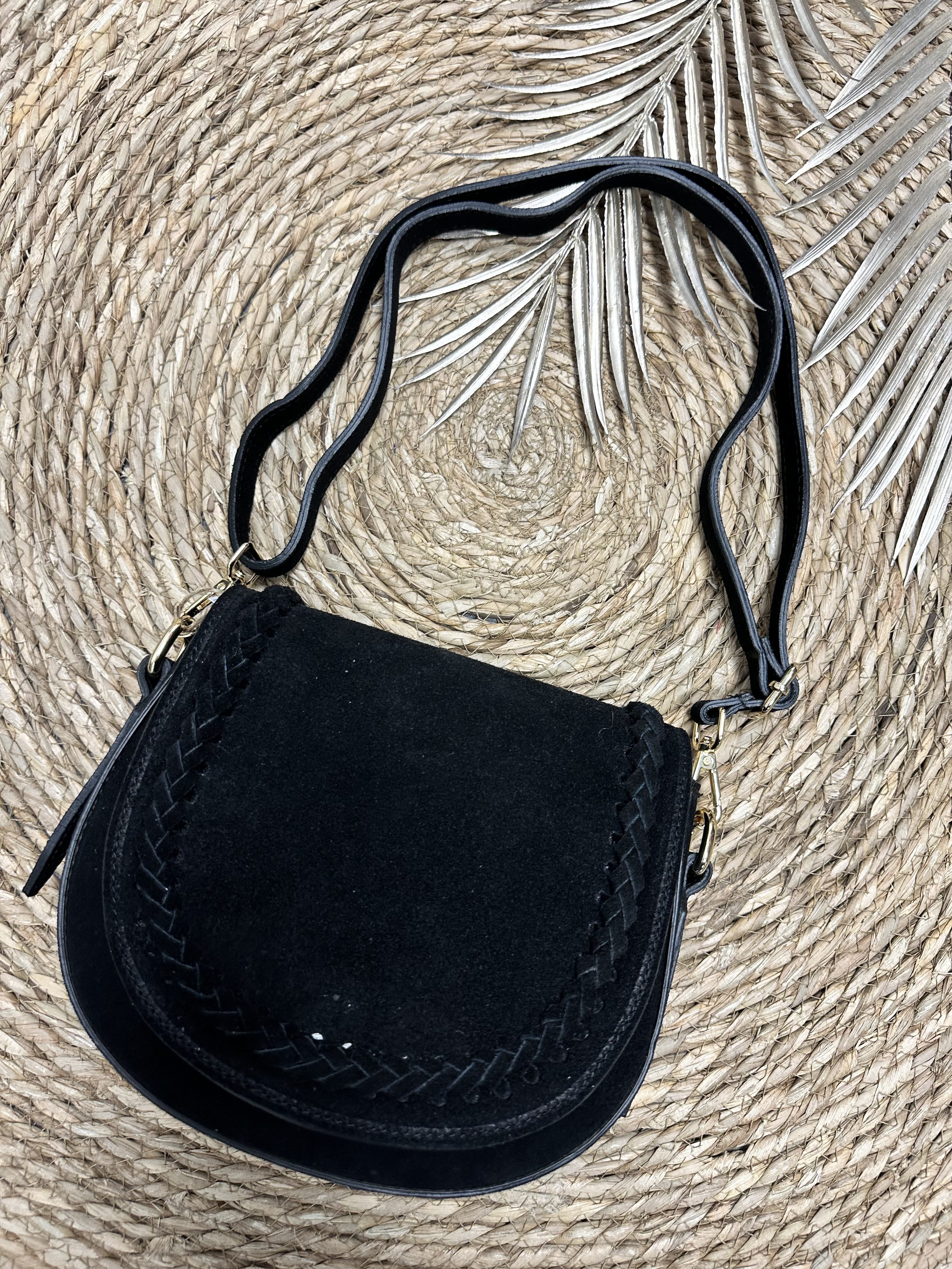 Chelsea Bag - Suede Zwart