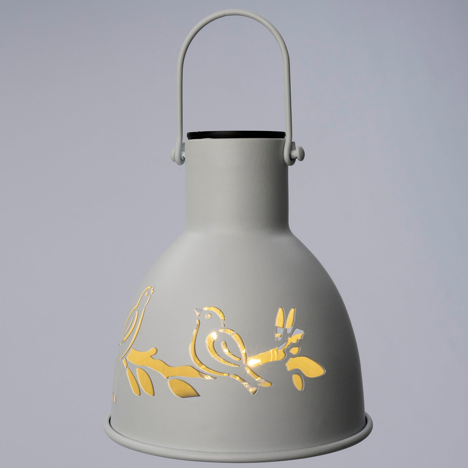 Intratuin solar lantaarn Skopje vogels wit D 16 H 17 cm