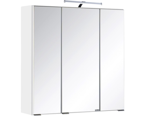 Held Möbel spiegelkast 60 x 20 x 66 cm wit 3-deurs 003