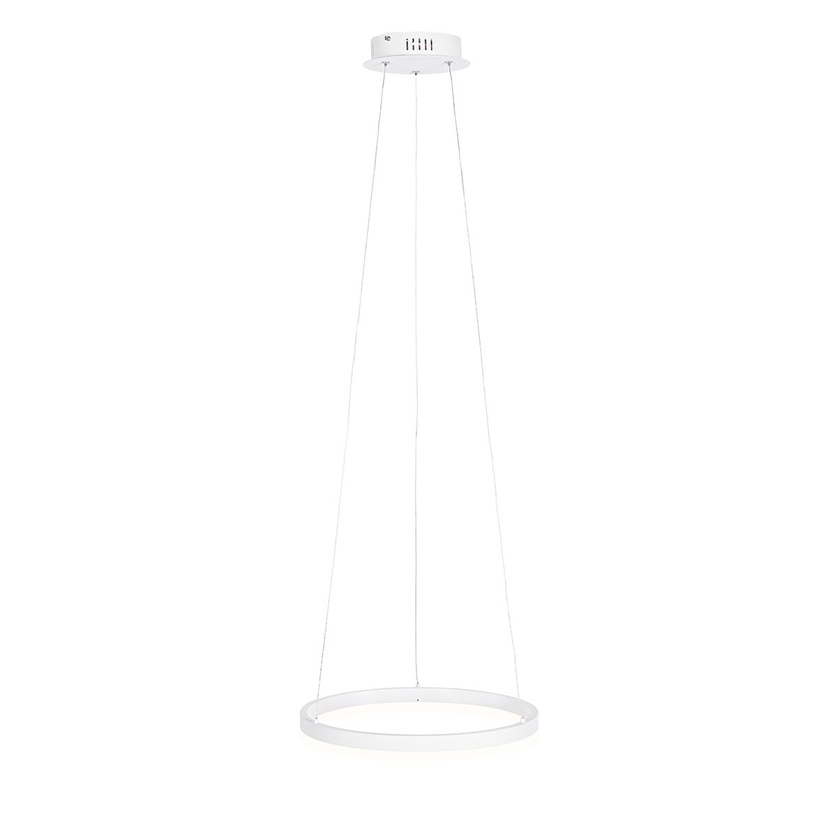 Design hanglamp wit 40 cm incl. LED 3-staps dimbaar - Anello