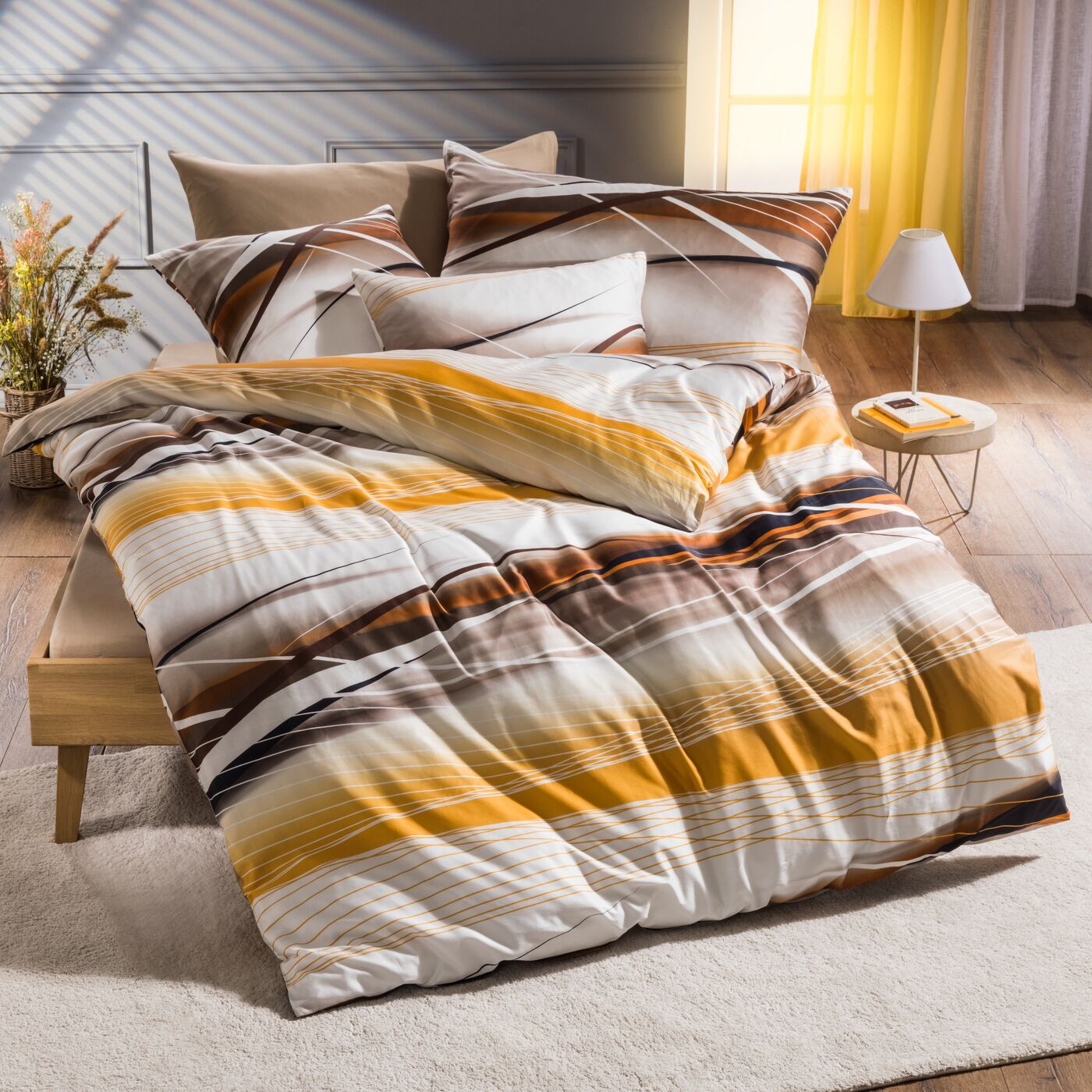 Home FashionSatin Bettwäsche «Vague»
