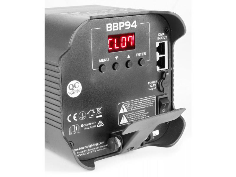 BeamZ Bodenstrahler BBP94 Uplight Par Akkubetriebener LED-Bodenstrahler