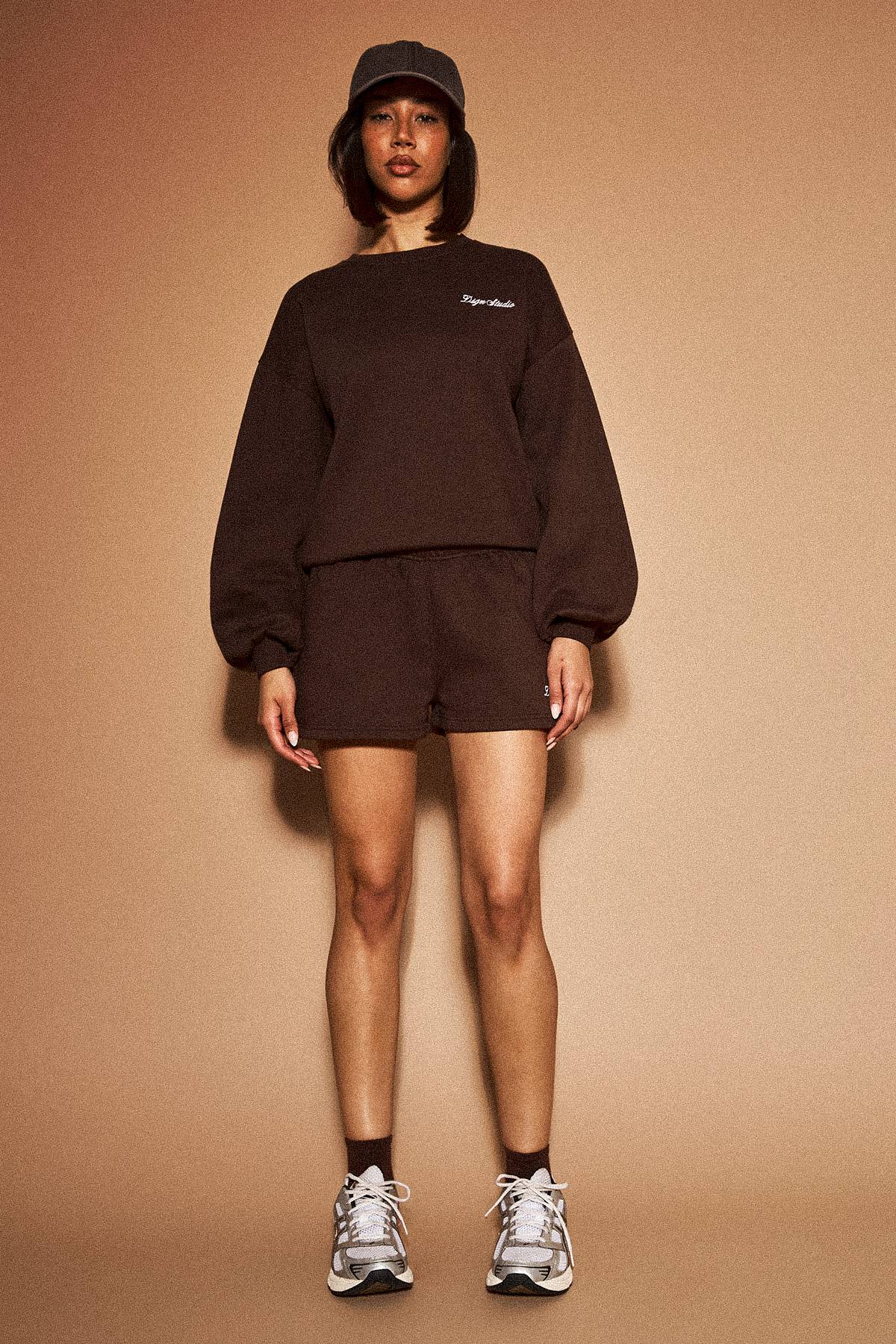 Sweat-shirt Col Rond Ample Dsgn Studio