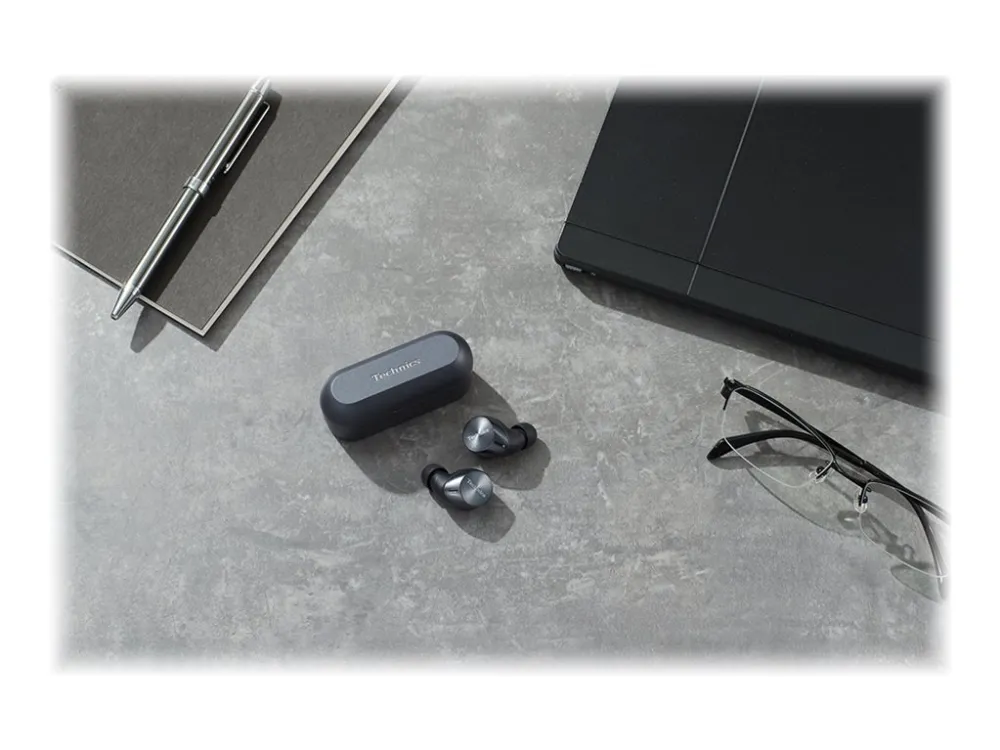 [OUTLET] - Technics EAH-AZ60 - Ægte trådløse øretelefoner med mik. - i øret - Bluetooth - aktiv støjfjerning - sort