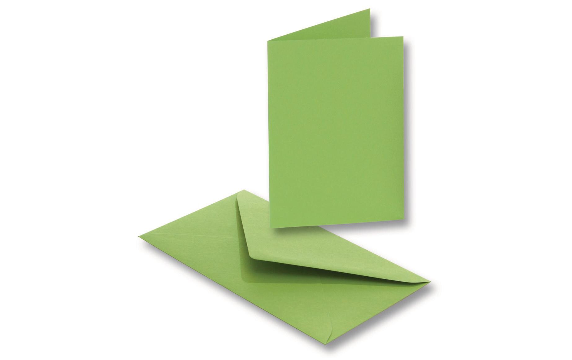 Blankokarte 220 g/m² rechteckig HellgrünBlankokarte