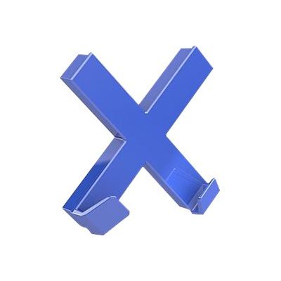 Dahle MEGA Magnet CROSS XL - Aimant super puissant 90 x 90 mm