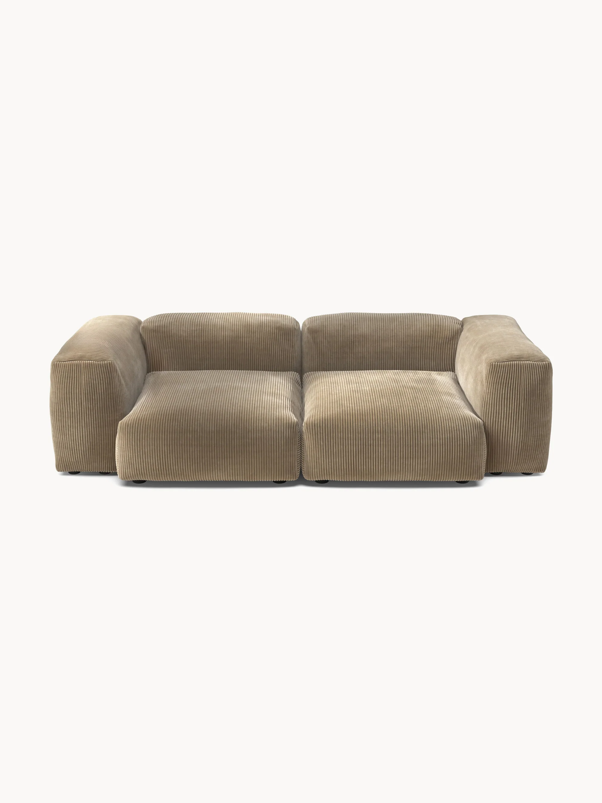 Modulaire bank Vetsak (2-zits) van ribfluweel