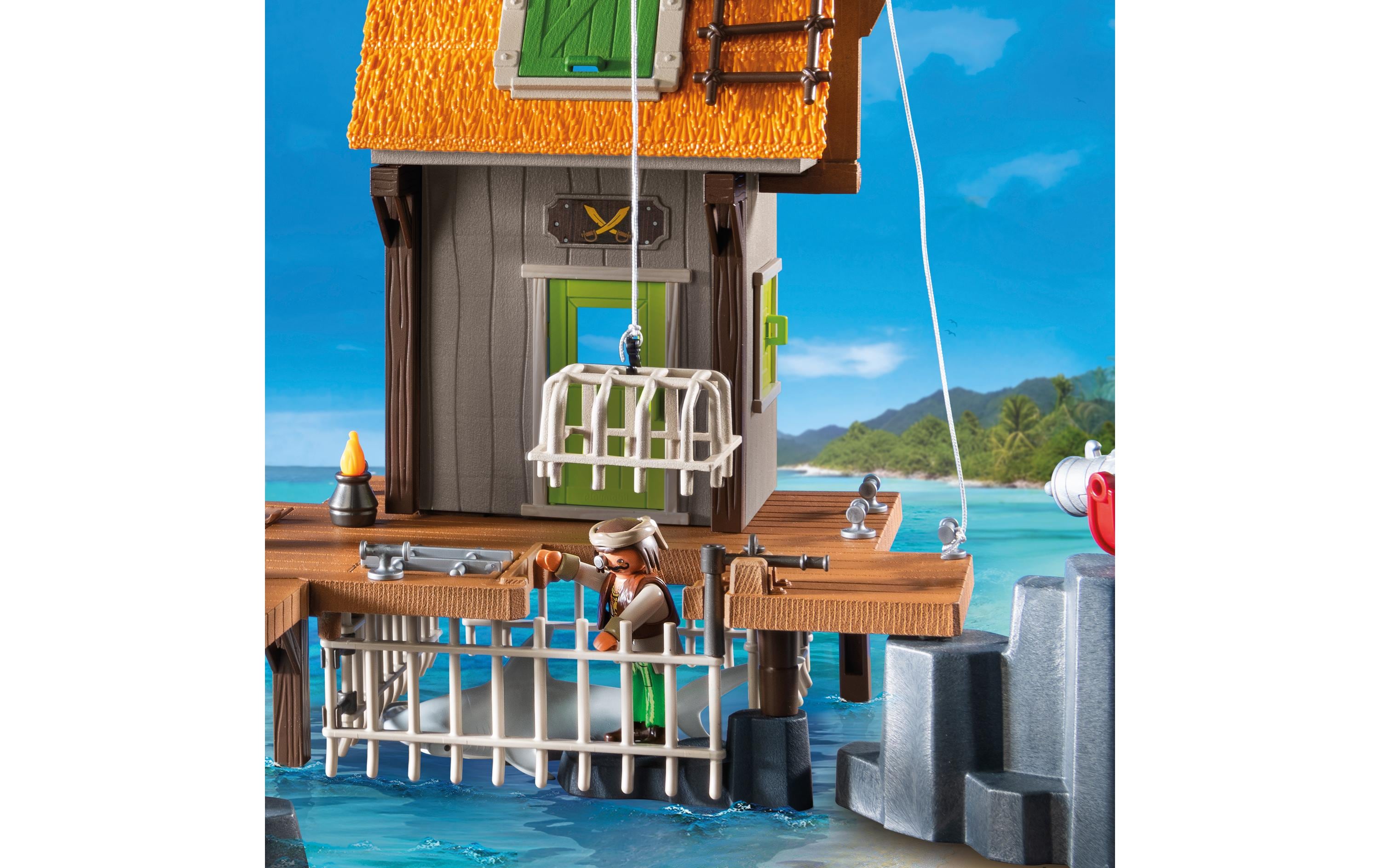 Pirates Piratenhafen mit Seeräuber-Gefängnis 71792Spielfiguren-Set