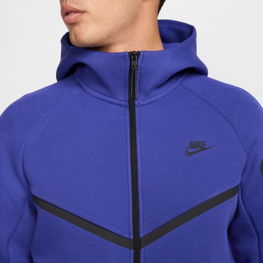 Nike Sweat à Capuche Tech Fleece FZ Coupe-Vent - Violet/Noir