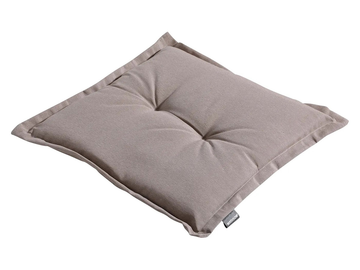 Madison Panama taupe hocker kussen
