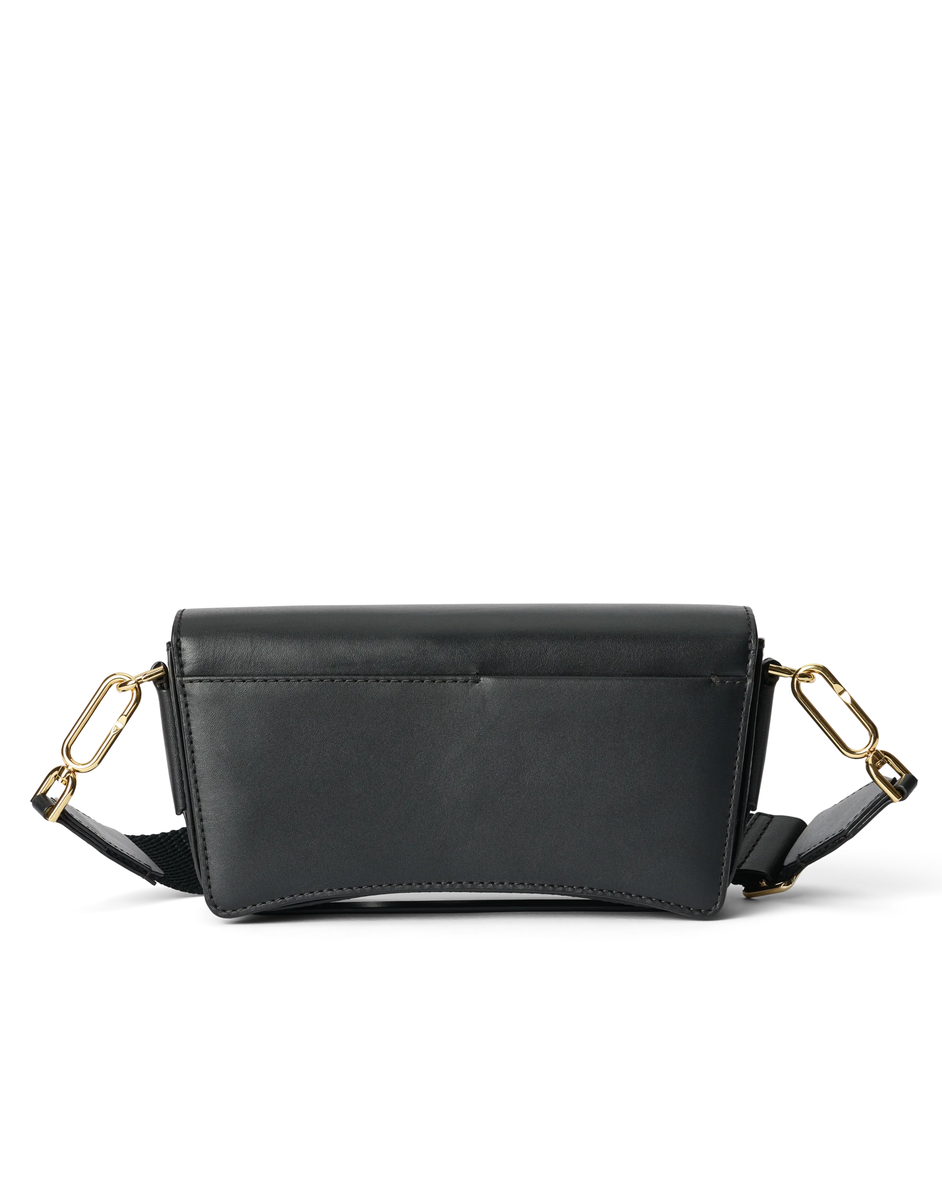 ECCO Pinch Bag Umhängetasche aus Leder Schwarz 13X25X7 cm