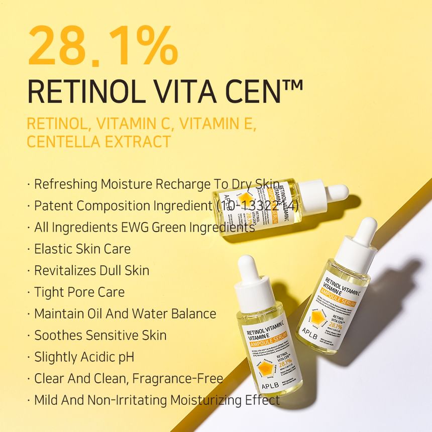 APLB - Retinol Vitamine C Vitamine E Ampulserum