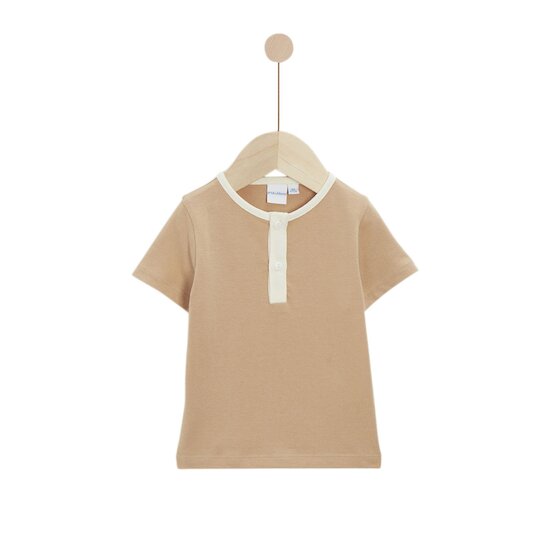 Tee-shirt à manches courtes Liberty and Sea Life   Camel        de               P'tit Bisou Petit Prix