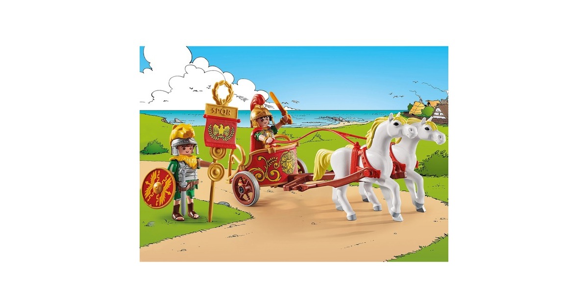 PLAYMOBILAsterix: Romeinse strijdwagen Constructiespeelgoed  (71543)