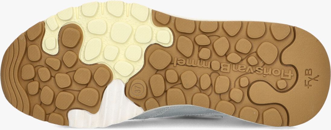 zilveren floris van bommel lage sneakers sfw-10163 treni