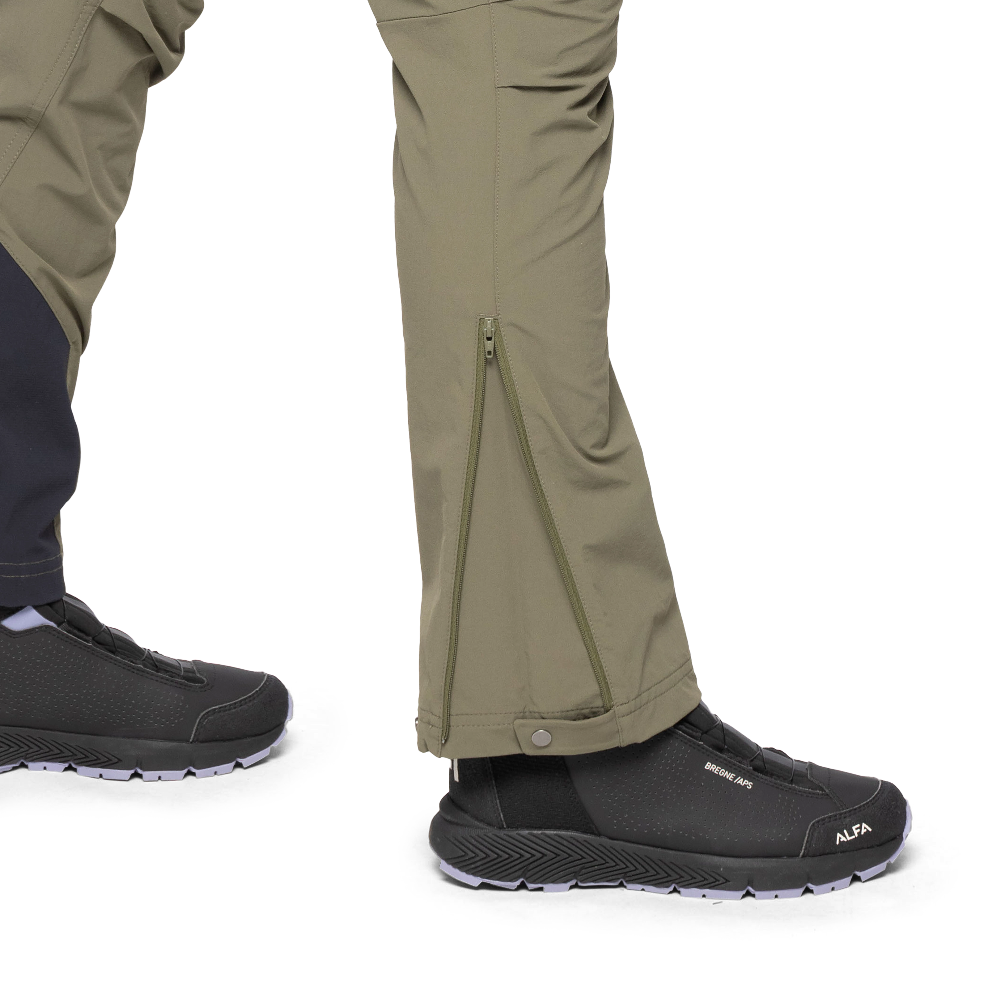Breheimen Softshell W Pants Dark Green Mud