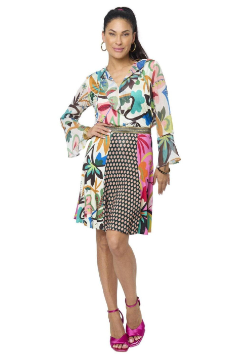 Tessa Koops multi color dames blouse
