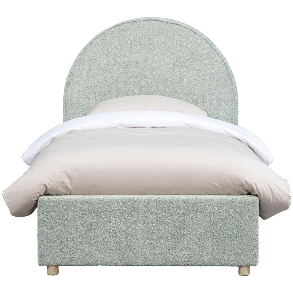 Vipack bed Moon met opbergruimte - mint - 90x200 cm