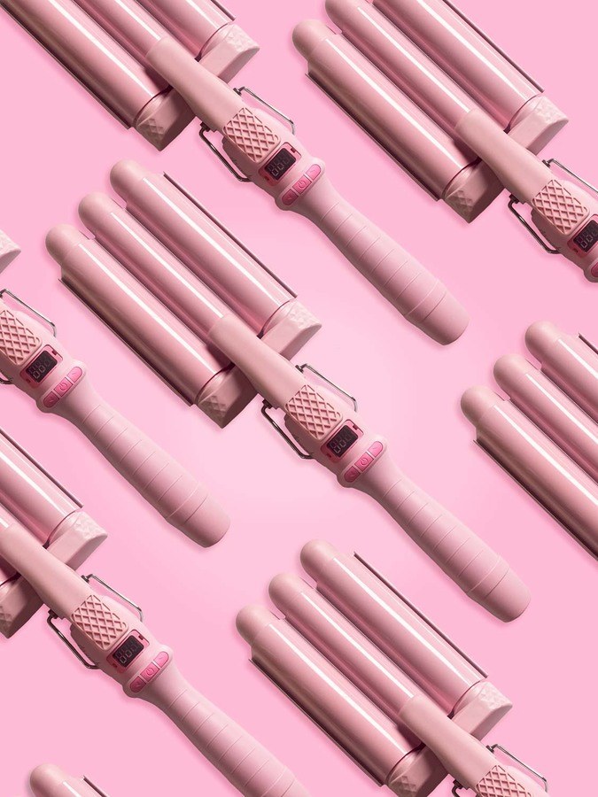 Mermade Hair Mini Waver Pink 25mm