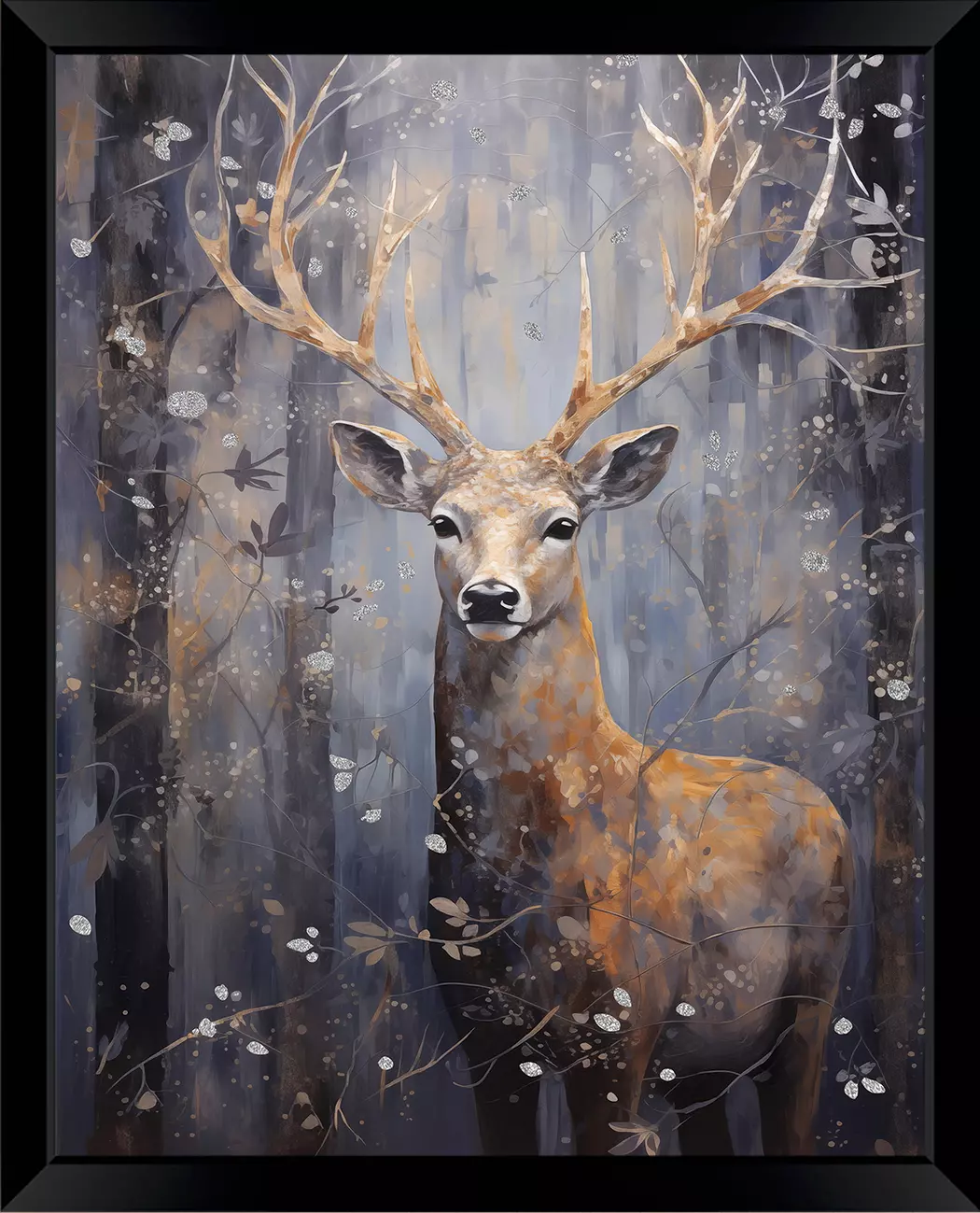Wandbild 40 x 50 cm Fantastic Deer I