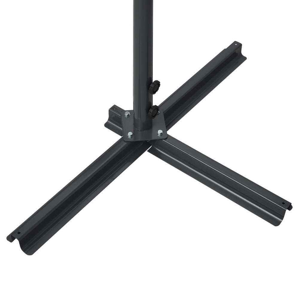 Auvent sur pied 600 x 300 cm anthracite