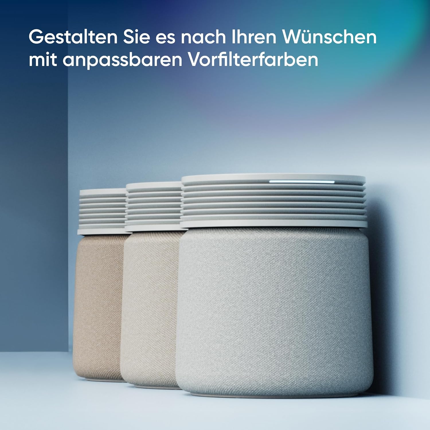 BLUEAIR Blue Signature Luftreiniger für große Räume – Leise & Smart bis 154m² | HEPASilent Technologie | Entfernt Allergene, Tierhaare, Rauch, Staub & Schimmel