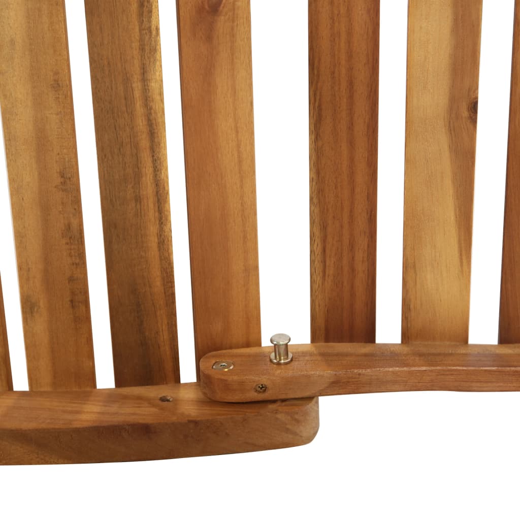Chaise longue bois en acacia avec coussin