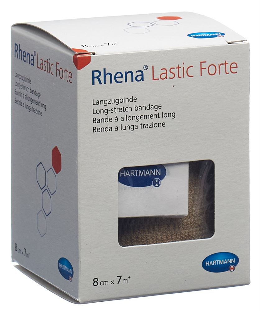 Rhena Lastic Forte<br>1 Stück, 8cmx7m, hautfarbig