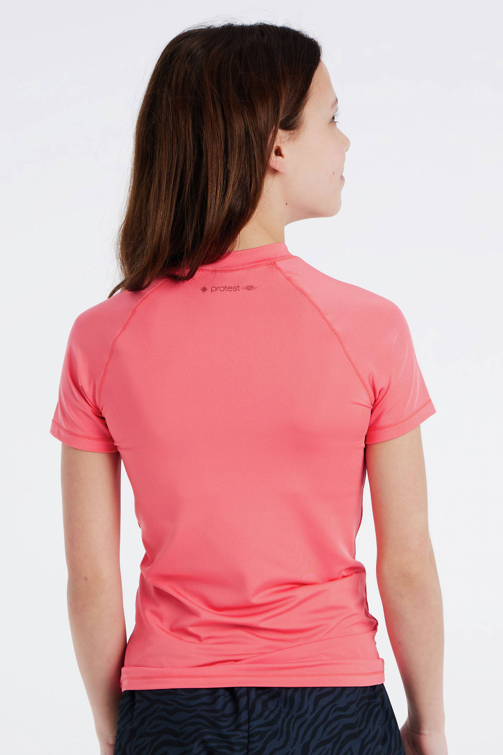 Protest UV T-shirt PRTSENNA JR koraalrood
