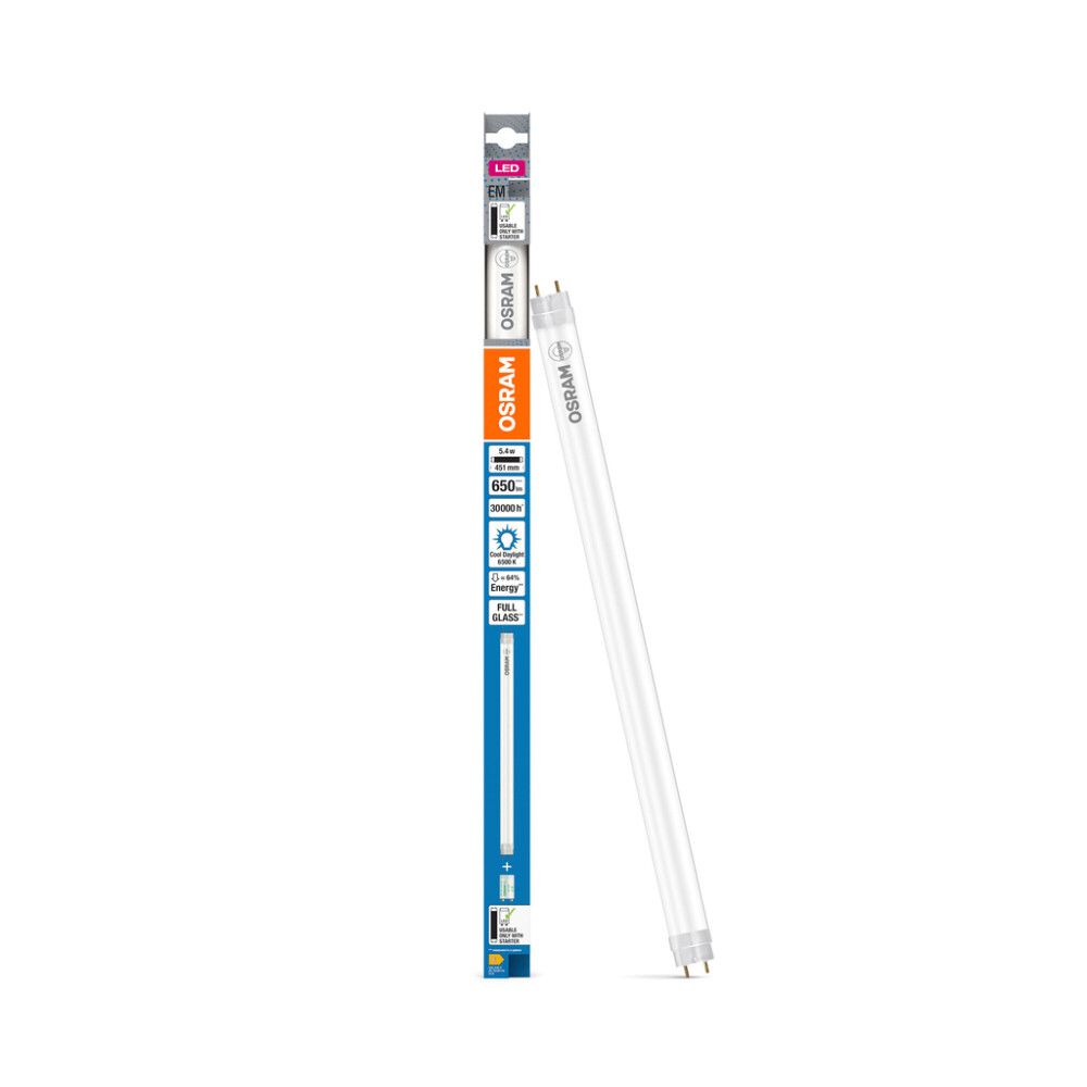 LYSRØR OSRAMLED T8 15 865 EM 5,4W G13 438MM