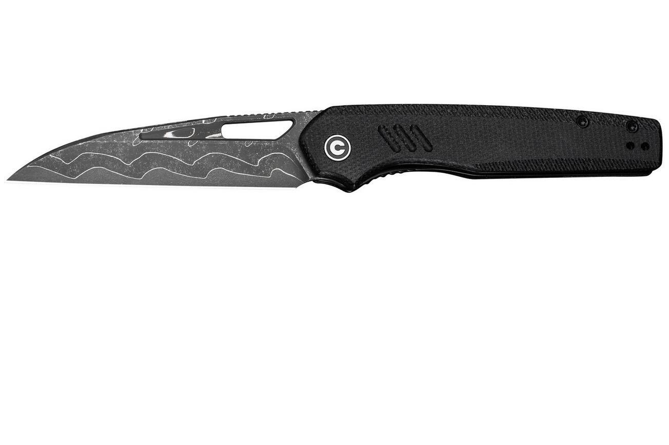 Civivi Guile C24062B-DS1 Damascus, Black Micarta, zakmes, Shawn Ashmore design