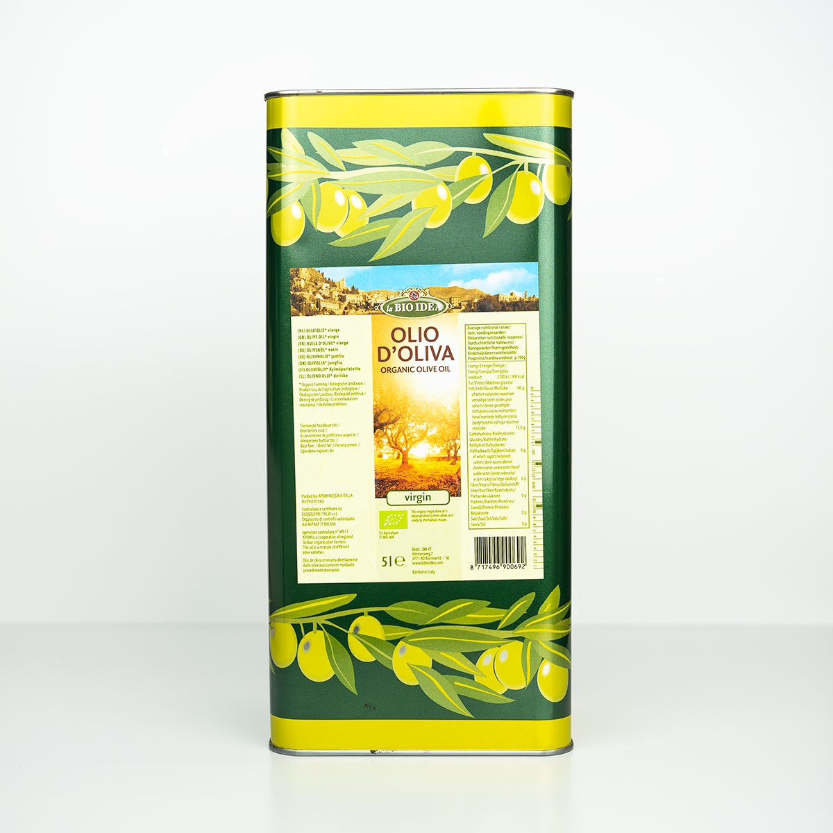 La Bio Idea Olijfolie vierge 5 liter