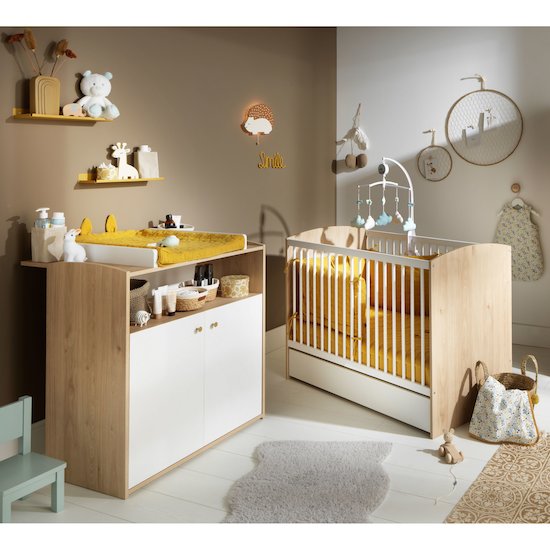 Alice Commode   Bois        de               Sauthon Baby's Sweet Home