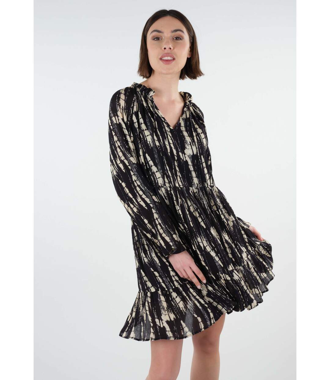 Robe imprimé graphique ZOFIA