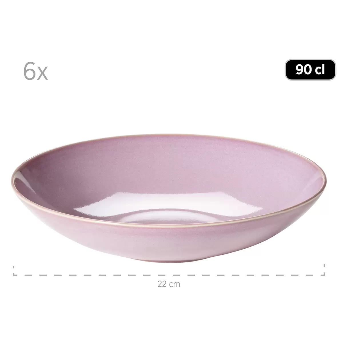 Tafelservice 12-tlg. OSSIA Pink