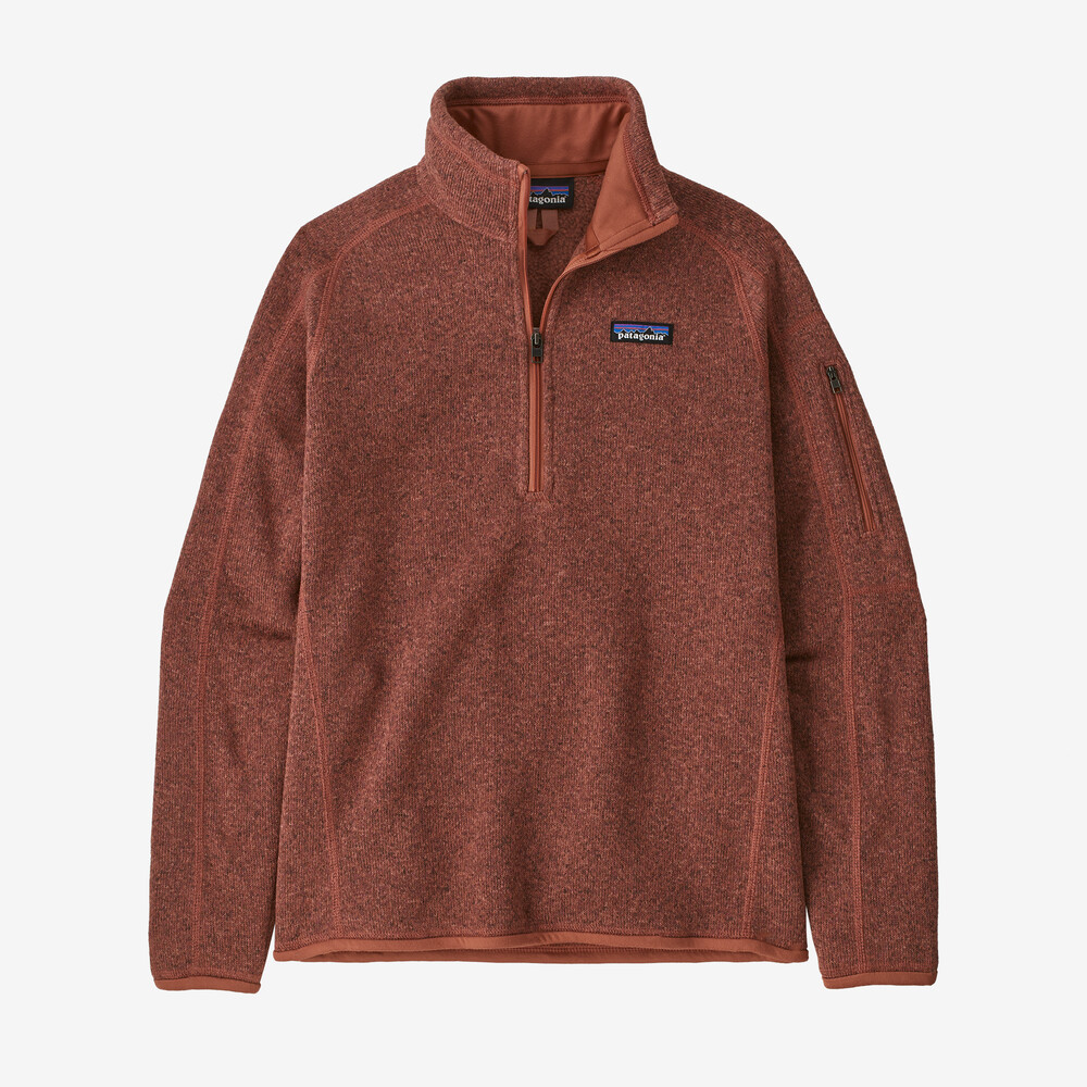 Damen-Fleecepullover „Better Sweater“ mit 1/4-Reißverschluss