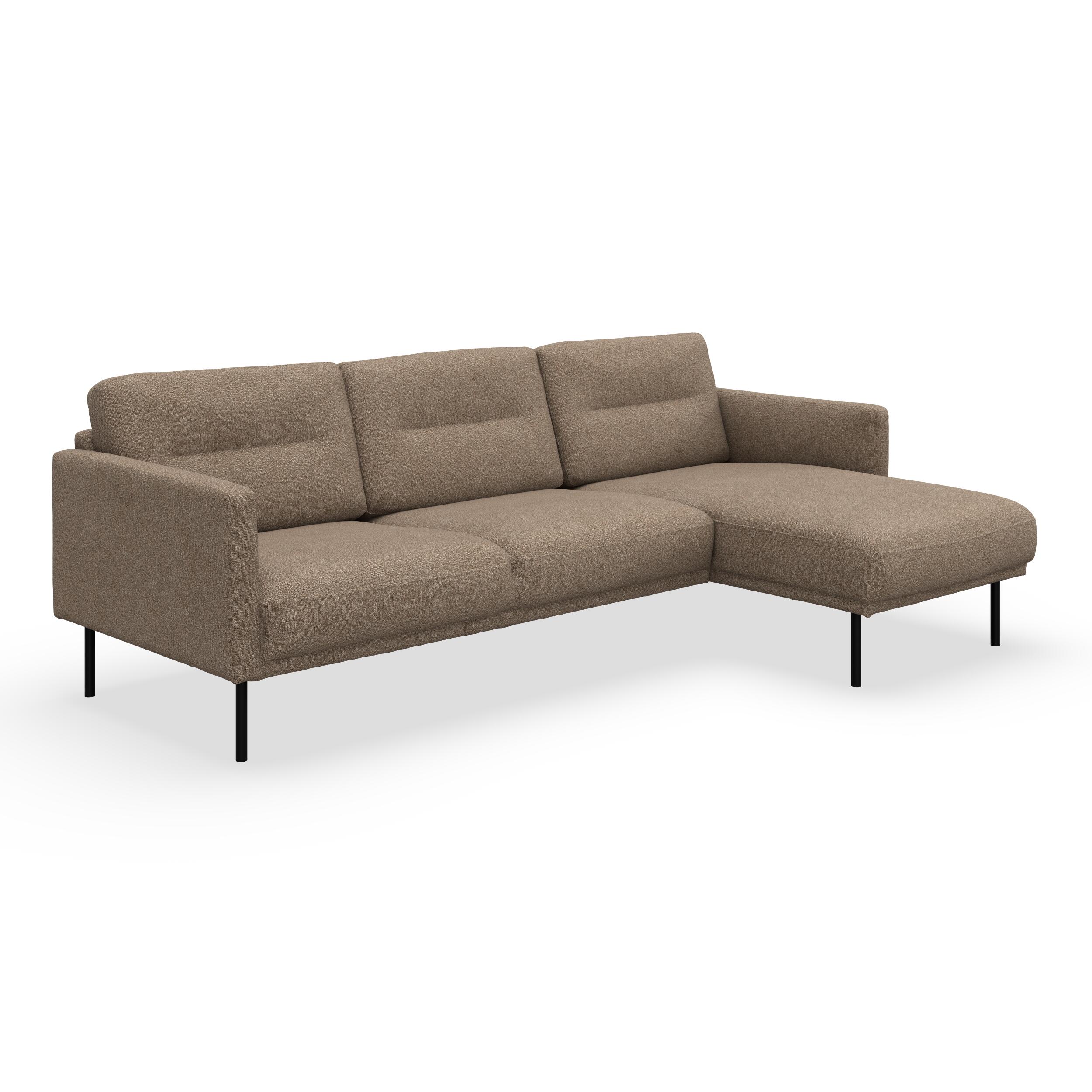 Larvik højrevendt sofa med chaiselong