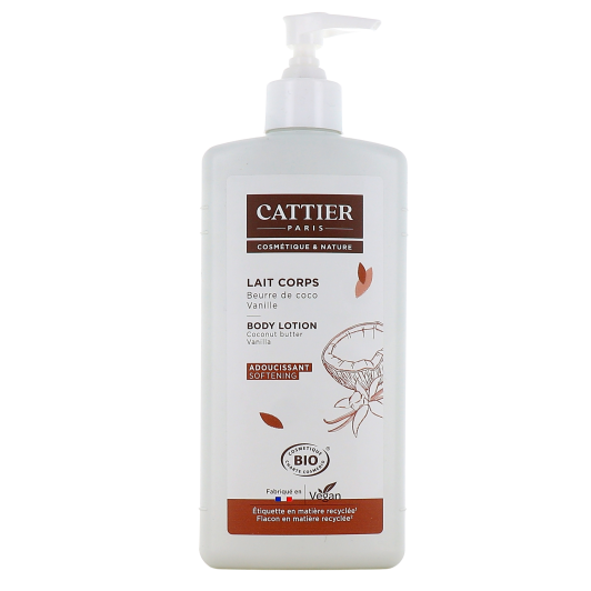 Lait corps adoucissant Bio Cattier
