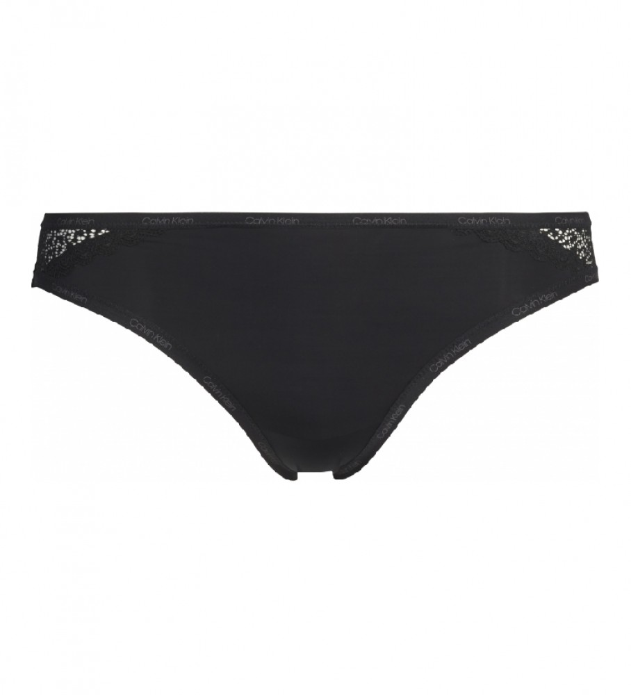 Calcinha brasileira Calvin Klein Flirty preta