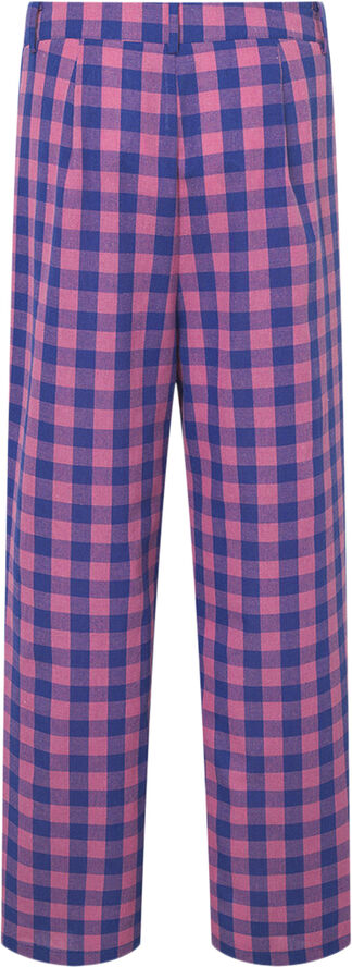HUNKØN Pamela trousers Pink checked