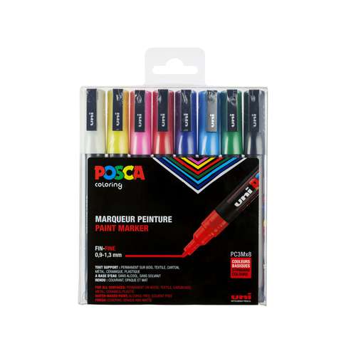 UNI POSCA PC-3M Marker-Sets