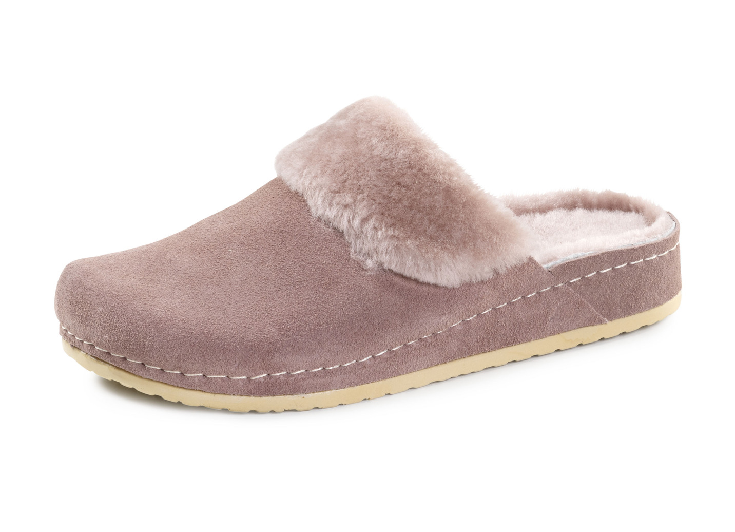 Mubb Pantoffel aus weichem Veloursleder