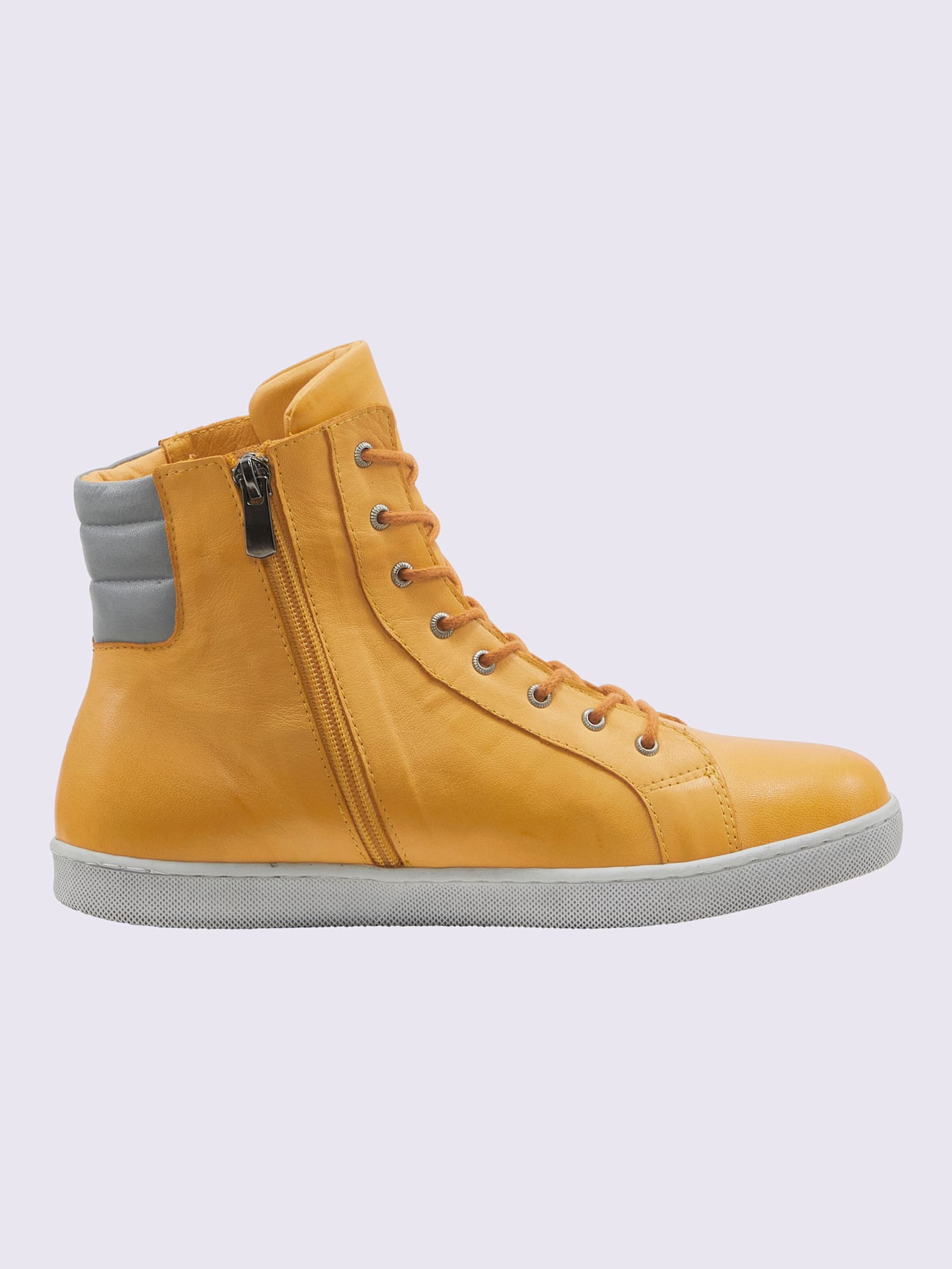 Bottines à lacets cuir nappa de vache